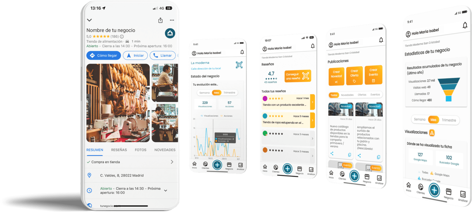 aplicación móvil acelera